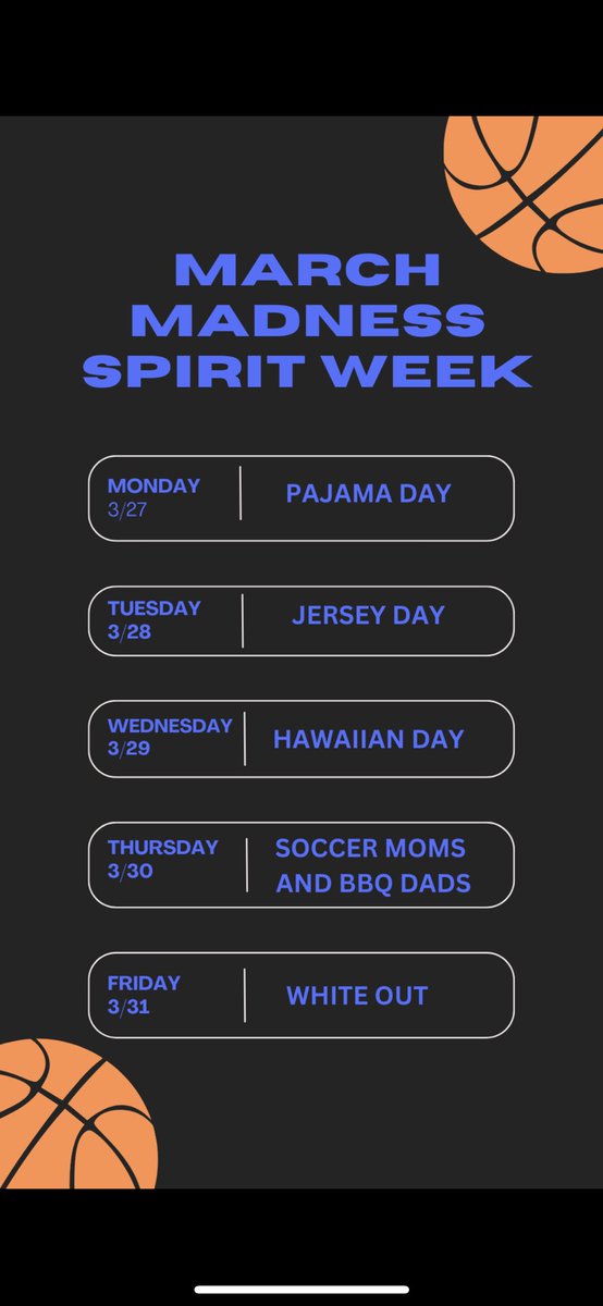 MrsKesslerMath's tweet image. March Madness Spirit Week starts tomorrow at Mynderse!  Wear your comfy clothes for the last Monday before Spring Break #sfcsdproud