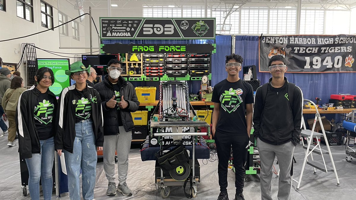 FIRST Robotics Competition Team 503 Frog Force (@frogforce) on Twitter photo Good Morning from Battlecreek. We are here at Lakeview 2 district competition. Looking forward to the next 2 days. Here is our match schedule. Watch us on Twitch - firstinspires34 <a href="/FIRSTweets/">FIRST</a> <a href="/FIRSTinMichigan/">FIRST in Michigan</a> <a href="/FRCTeams/">FIRST Robotics Competition</a> <a href="/NCSD/">Novi Community School District</a> Good Morning from Battlecreek. We are here at Lakeview 2 district competition. Looking forward to the next 2 days. Here is our match schedule. Watch us on Twitch - firstinspires34 <a href="/FIRSTweets/">FIRST</a> <a href="/FIRSTinMichigan/">FIRST in Michigan</a> <a href="/FRCTeams/">FIRST Robotics Competition</a> <a href="/NCSD/">Novi Community School District</a>