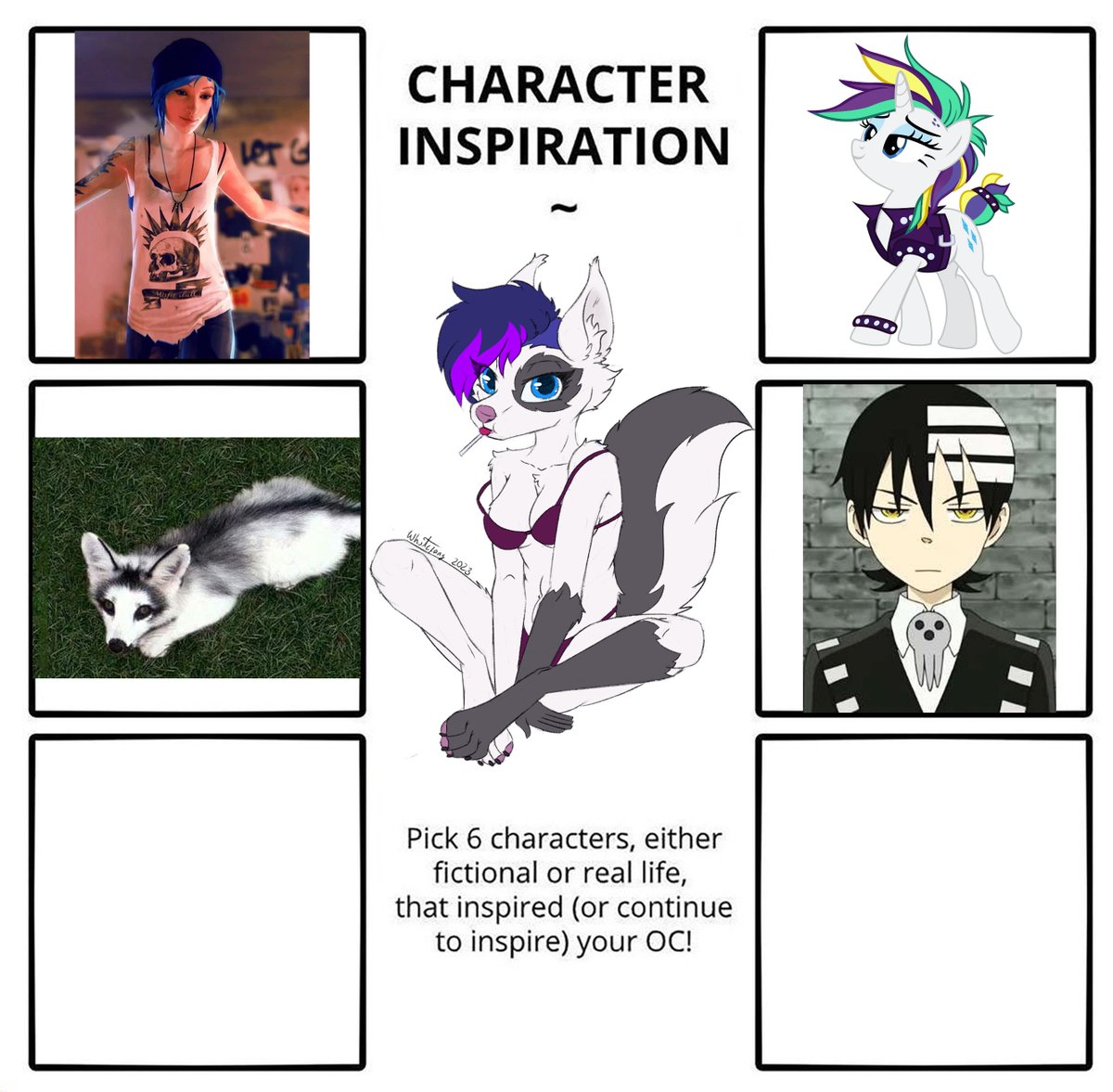 ZackWhitefang's tweet photo. It's #LoreSunday!!
The last sunday of #Zarch, so I bring you my beloved #Skye 🤍
She went through a few design fixes but her main inspiration has always been Chloe and Punk Rarity
And Death the Kid inspired me to make an asymmetric character, cuz asymmetry looks good X3c
(1/5) https://t.co/E1ziO58TA8