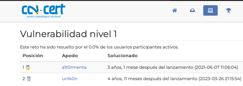 _un1k0n's tweet photo. Hace unas semanas identifiqué una vulnerabilidad en la plataforma de @CCNCERT y finalmente ha sido reconocida. Una experiencia nueva :) https://t.co/5ueXpBSZeu