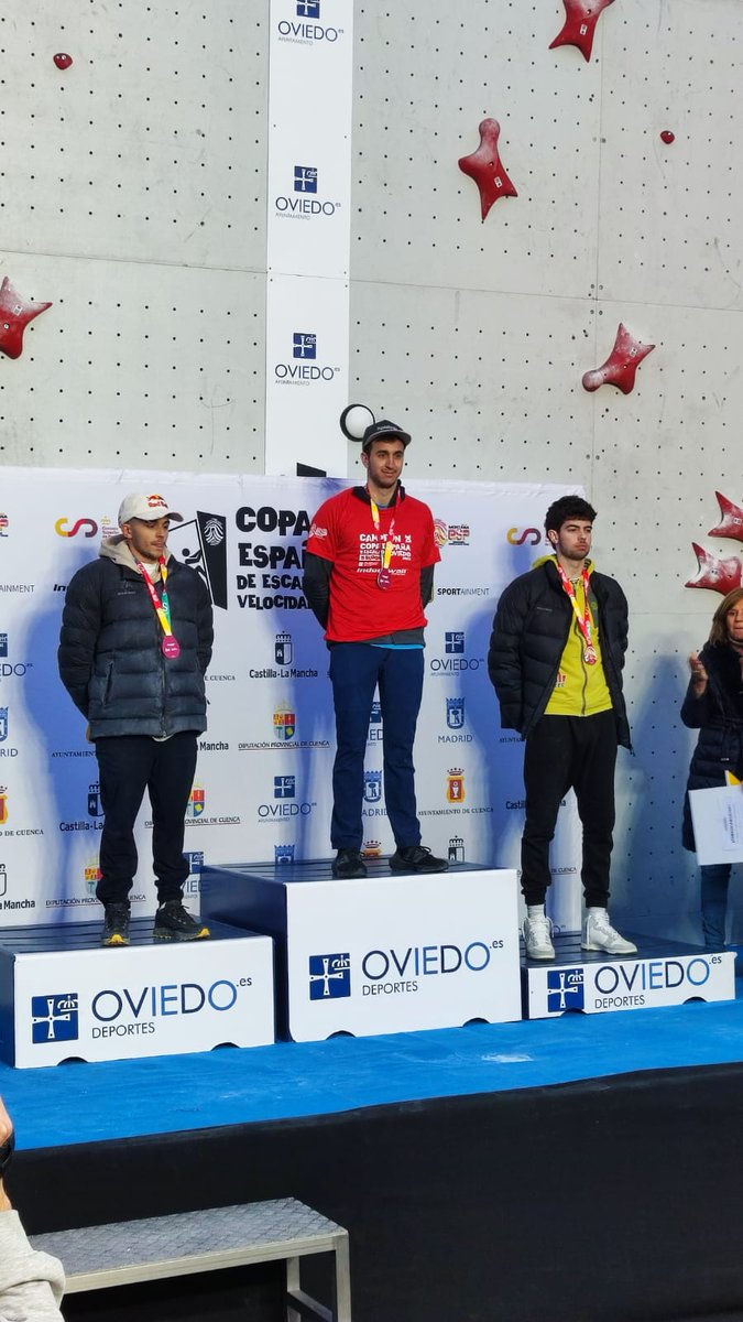 Aida Torres, Rut Monsech i Lluc Macià medallistes a la primera prova de la Copa de Espanya d’Escalada en bloc i velocitat. ➕ INFO ➡️ bit.ly/40gSMuA #sentlamuntanya #sommuntanya #escaladafeec