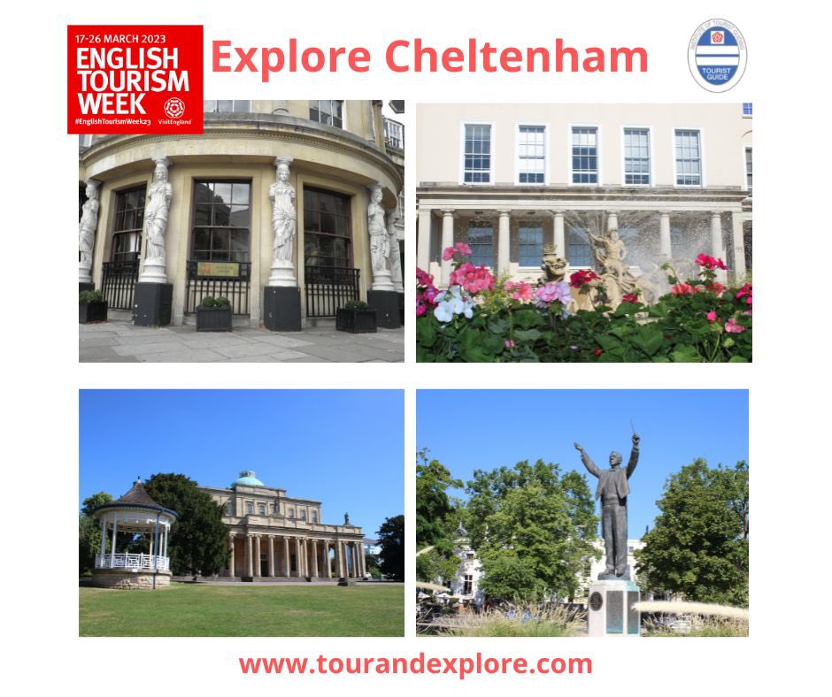 #tourismweek2023 Explore the attractive Regency Spa town of #Cheltenham #visitchelt #marketingcheltenham #visitglosuk