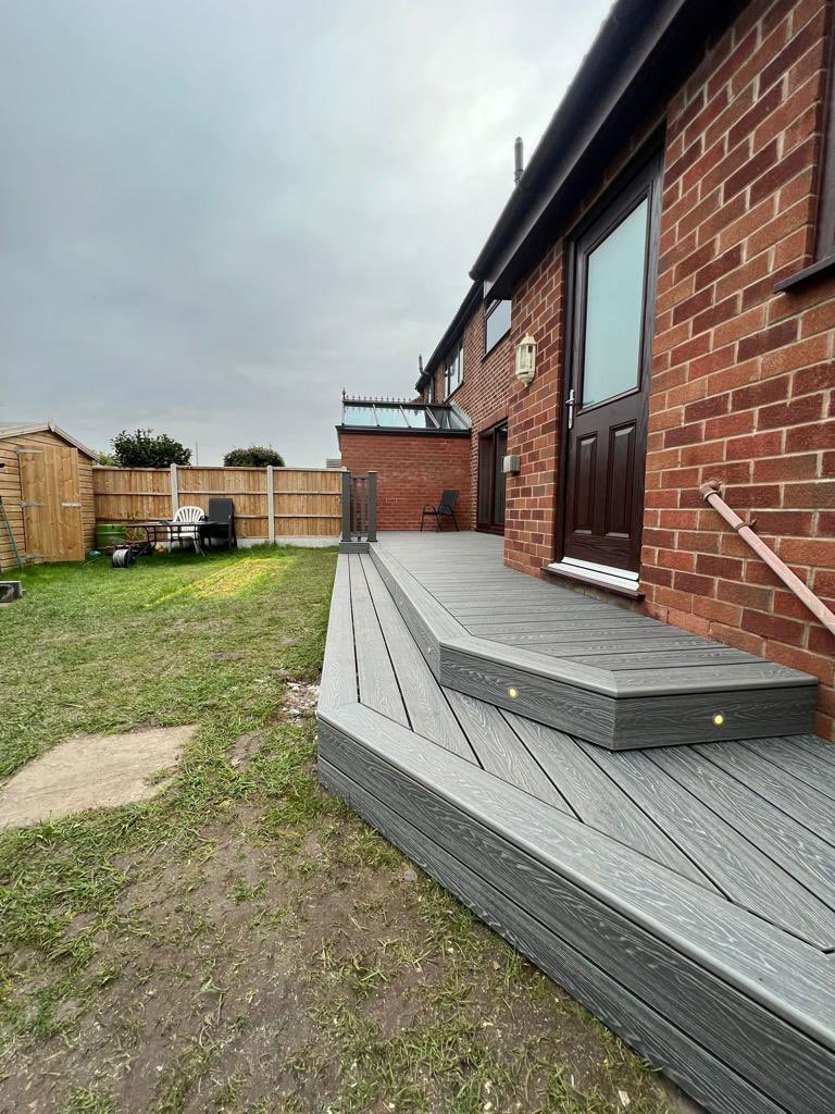 Happy customers from our last couple of jobs🙌 

We design, supply &amp; renovate gardens with fence cladding, decking, pergolas &amp; artificial grass 🌱

Get in touch for a free quote to transform your garden ready for summer☀️ 

Send us a message or 📞07596904625 to speak to our team!