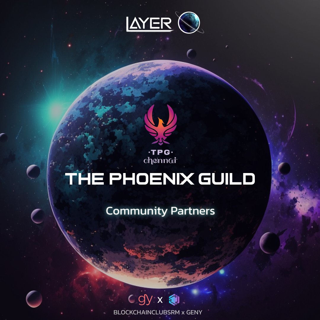 BlockchainSRM's tweet photo. We are exhilarated to team up with @PhoenixGuildHQ for Layer Hackathon.
@TPG_Chennai is a community that is creating and onboarding the next millions of females and non-binary #buildoors onto Web3 who can go on creating businesses in the Web3 community.
Let us all join as learners and allies to empower the web3 community #buildoors in Layer Hackathon at SRM KTR, Chennai from 17th-19th April.
#web3 #web3community #buildooors #Layer0chennaiย #blockchain #web3Hackathon #OfflineHackathon