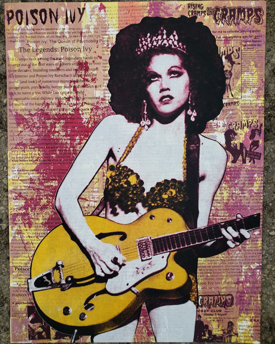 Something new. #PoisonIvy from #TheCramps.