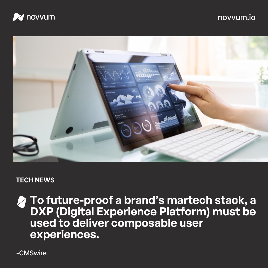 The Benefits of Composable Digital Experience Platforms. 

Novvum can support creating a better digital experience in eCommerce by providing expertise in implementing a headless architecture.

Know how: lnkd.in/g22Y8uY3

#HeadlessArchitecture #EcommerceSolutions