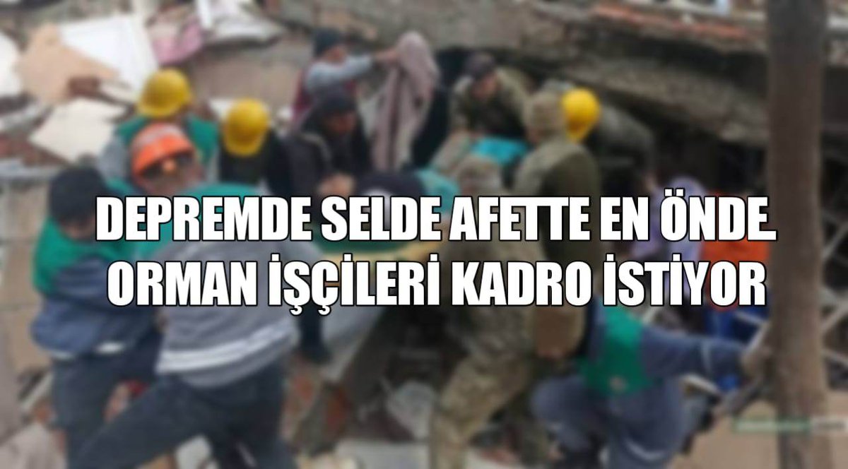 OrmanAtesSavas's tweet photo. Sayın Cumhurbaşkanm
1 gün ile geçici işçileri kadroya geçirmemek bu yeşil vatan koruyucularını üzer. Orman işçilerinin kadrosunu veriniz.
@RTErdogan @vedatbilgn 
#GeciciscilereKadro2023 https://t.co/YifiKMGZFD