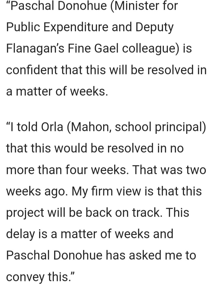 📣Sunday evening reminders <a href="/SeanFlemingTD/">Seán Fleming</a> is #Kolbe STILL on the stop work list❓ that's NOT what you guaranteed <a href="/CharlieFlanagan/">Charlie Flanagan</a> any SPECIFICS re: what's happening in 2 weeks that will result in #Kolbe's new build going ahead❓👇@BrianStanleySF is #Kolbe on the PAC agenda yet❓