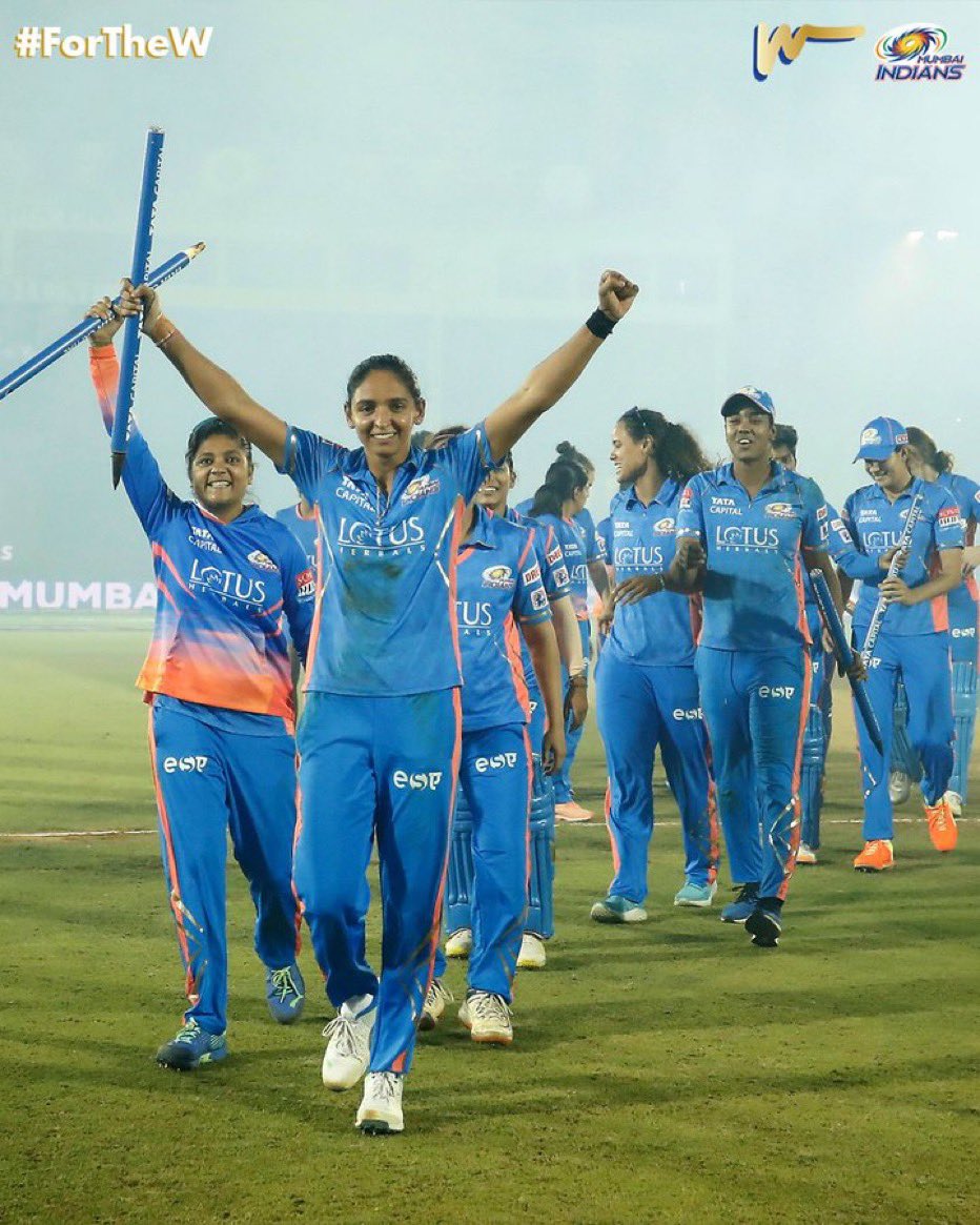 Today’s day has been a marathon of wins!
Majestic #MumbaiIndians !
Marvellous Victory !
Many congratulations @mipaltan and Mumbaikars !
The #WomenInBlue bags the first ever #WomenPremierLeague Cricket Trophy 2023!
Congratulations to entire team of #MumbaiIndians !