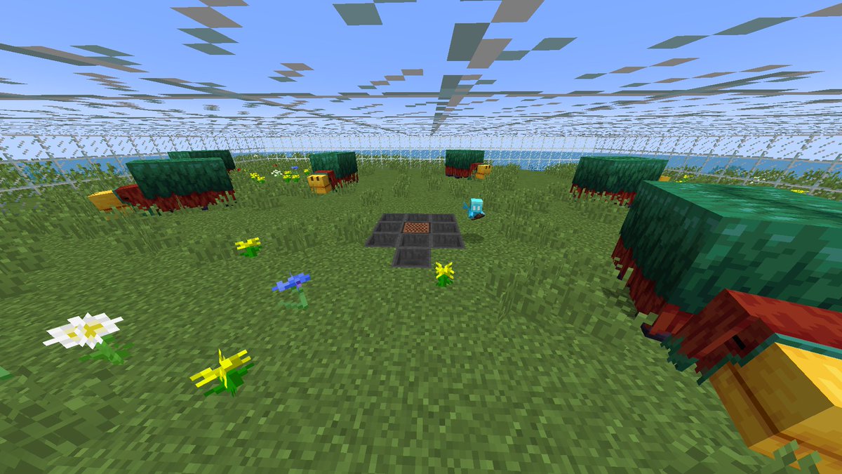 Make a little automated sniffer farm with allays, could this be the year I try to do redstone... 😂
