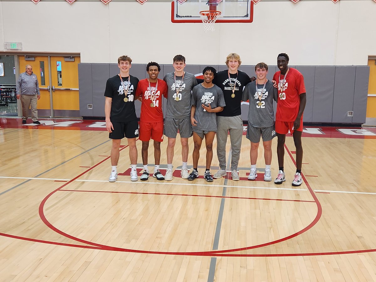 IowaBCA's tweet photo. The Boys' All-Tournament Team from the 2023 Pizza Ranch IBCA All-Star Games! https://t.co/9VitU5lTm1