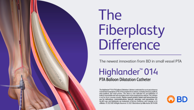 KaylaPatak's tweet photo. BD is excited to announce the Highlander™ 014 PTA Balloon Dilatation Catheter is now available. Click here to learn more. #Highlander #BDPI #BDemployee https://t.co/9wVSDOeKi1 https://t.co/0TeOHQv9GU