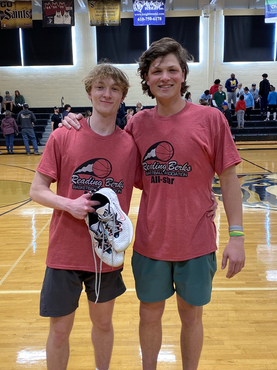 One last time! Got the opportunity to coach these guys one more time in the senior all-star game. Good luck to both in their spring sports! <a href="/Josh_Phillips25/">Josh Phillips</a> <a href="/KannonZdimal/">kannon zdimal</a>