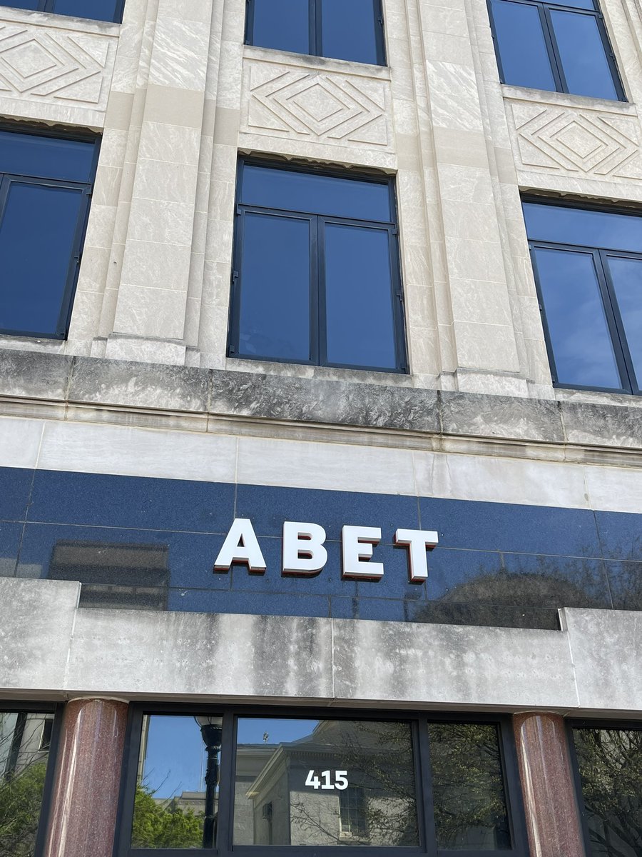 rmontazami's tweet photo. It was a wonderful learning experience to attend ABET PEV workshop at ABET’s headquarter in Baltimore, MD. Looking forward to working with ABET and my professional society, ASME, to enhance #STEMeducation. 

@ABETaccredit , @ASMEdotorg , @ISU_ME https://t.co/d5bgzbqHDX