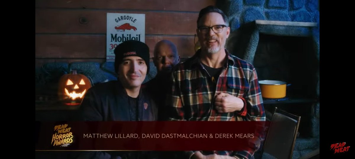 Our BEST VILLAIN finalists were presented by a bunch of yahoos. We asked @MatthewLillard if he'd be so kind as to be a part of the show, and he agreed - but didn't mention he'd bring along David Dastmalchian and @DerekMears. This segment makes me laugh every time. Thanks, guys.