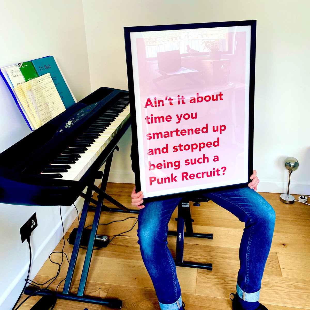 PunkRecruit's tweet image. Ain’t it?

New wall art for a new writing room. The line in the poster is from the movie The Thin Red Line which came out a lifetime ago but still resonates of course. #songs #songwriting #writersroom #movies #korg #punkrecruit
