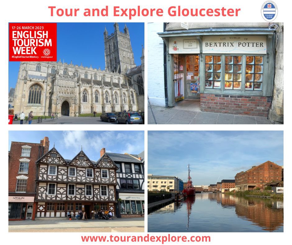 A glimpse of some of the many places to visit in #GLOUCESTER #englishtourismweek2023 #visitgloucester #visitglosuk #glosbiz
