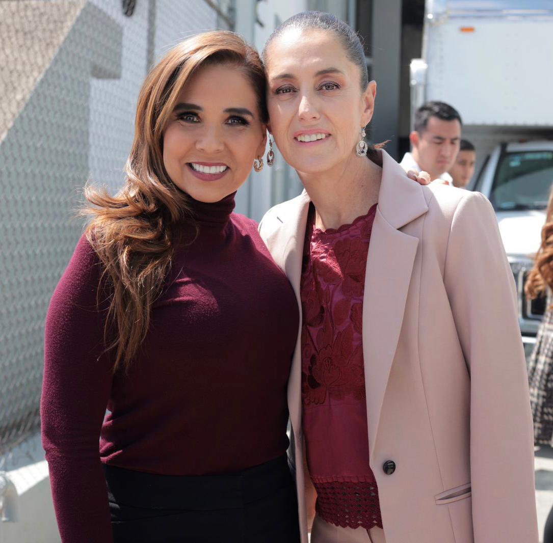 MaraLezama's tweet photo. Un gusto saludar a mi querida amiga, la jefa de gobierno, @Claudiashein. Una mujer de lucha y clave en la transformación de nuestro país. https://t.co/tNeKebABMb