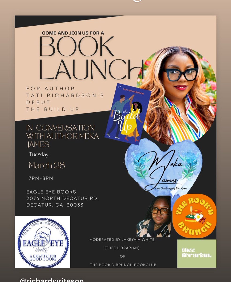 Just two more days and I’ll see you all for the Book Launch w/ @librarkey <a href="/AuthorMekaJames/">Meka James🐢</a> !!  You can still pre-order! Link in bio!!
