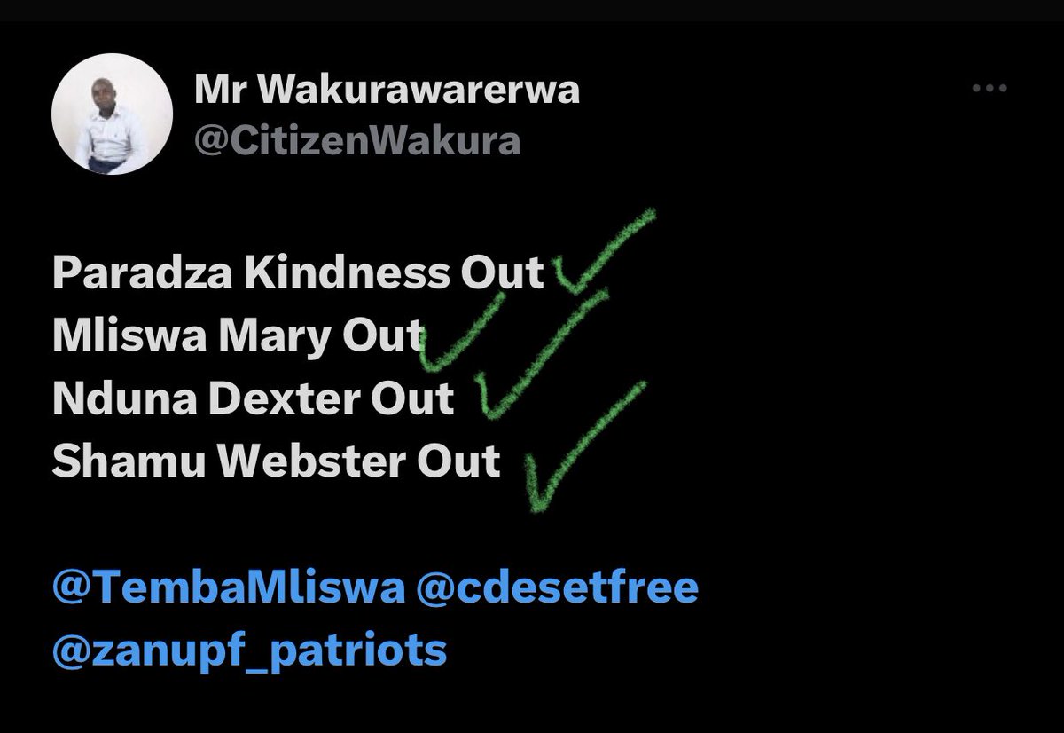DuchessTalitha's tweet photo. Right kune vaida kuhwawo nyuzi idzi @MamoyoT @LynneStactia @DivaMandeya @MJairosi @Alfred67686158 @CCC4lye vekugwadamira vhoti zvadhakwa no one likes him that’s why @ZECzim donated MDC seat 5 yrs ago https://t.co/veKKQxwIJM