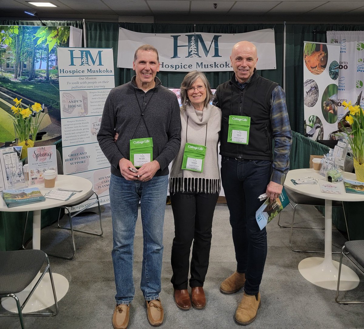 DkDmelk's tweet photo. Last day @cottagelife to raise awareness of Hospice care in Ontario. https://t.co/85tkf6EaP0