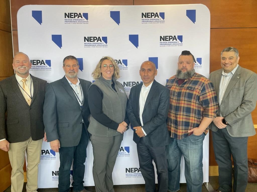 CISAgov's tweet photo. Our Region 9 team visited Reno, NV to spread the word @EmergencyPrepNV Summit about CISA’s free services and tools and how we can assist emergency managers be better prepared for cyber or physical attacks. Learn more: https://t.co/DihnDwD5gS https://t.co/BnC3OHlyMM