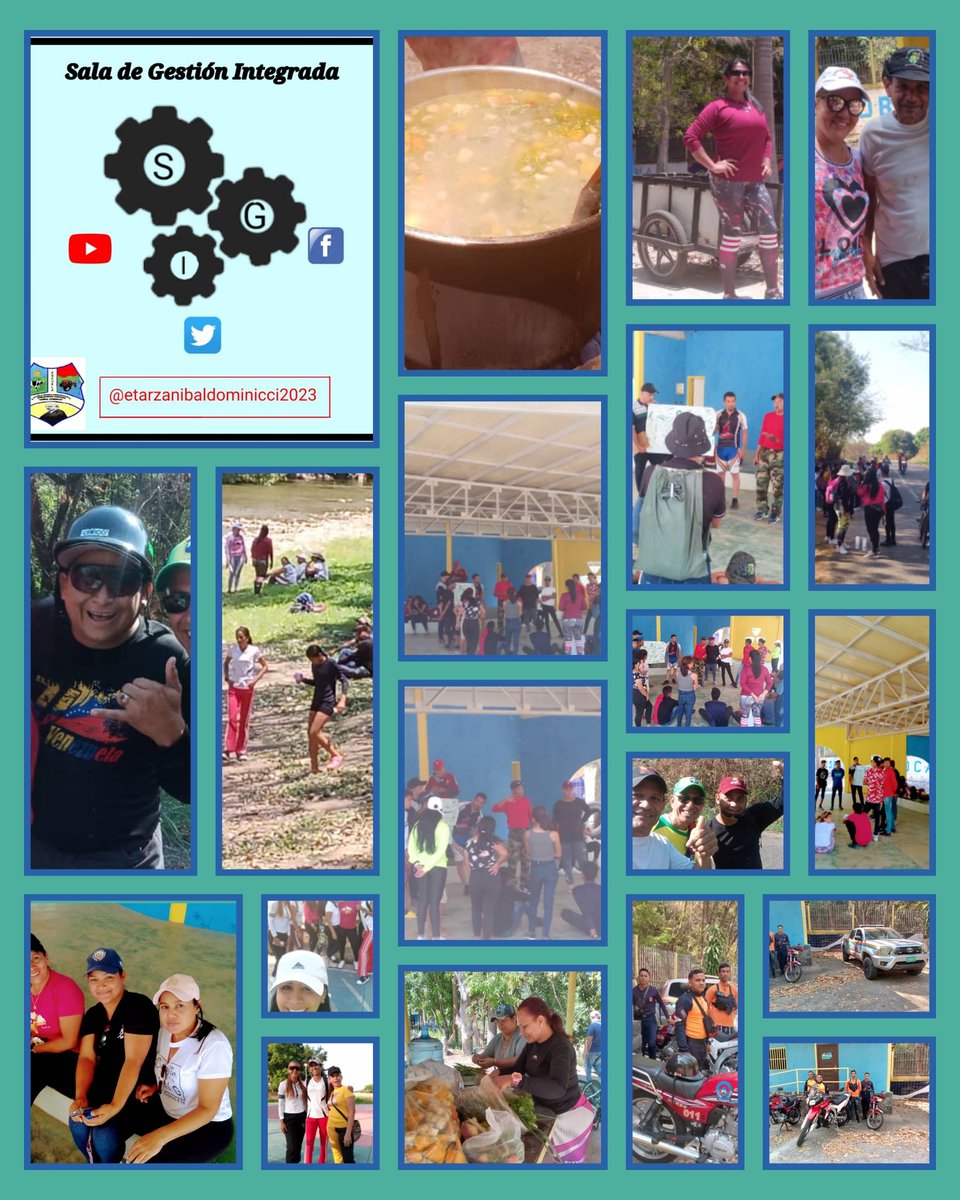 Collage de fotos de la I caminata ecológica y cierre pedagógico Etarz Aníbal Dominicci
<a href="/NicolasMaduro/">Nicolás Maduro</a> @MPPEDUCACION <a href="/_LaAvanzadora/">Yelitze Santaella</a> @ze_cojedes