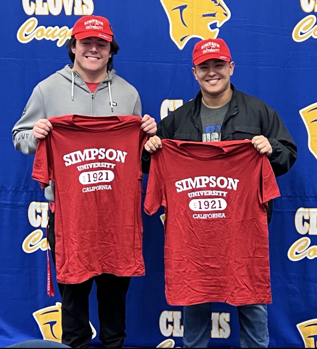 COMMITTED TO SIMPSON UNIVERSITY!🦅

after years of constant work and commitment to football, I've finally achieved my dream of playing college ball. Thank you to everyone who's been with me on this journey. Now we get to work.🦅<a href="/CoachSDD/">Shawn Daniel</a> <a href="/CoachGrimshaw76/">Jerry Grimshaw</a> <a href="/CoachG_Simpson/">Garrett Sandow</a>