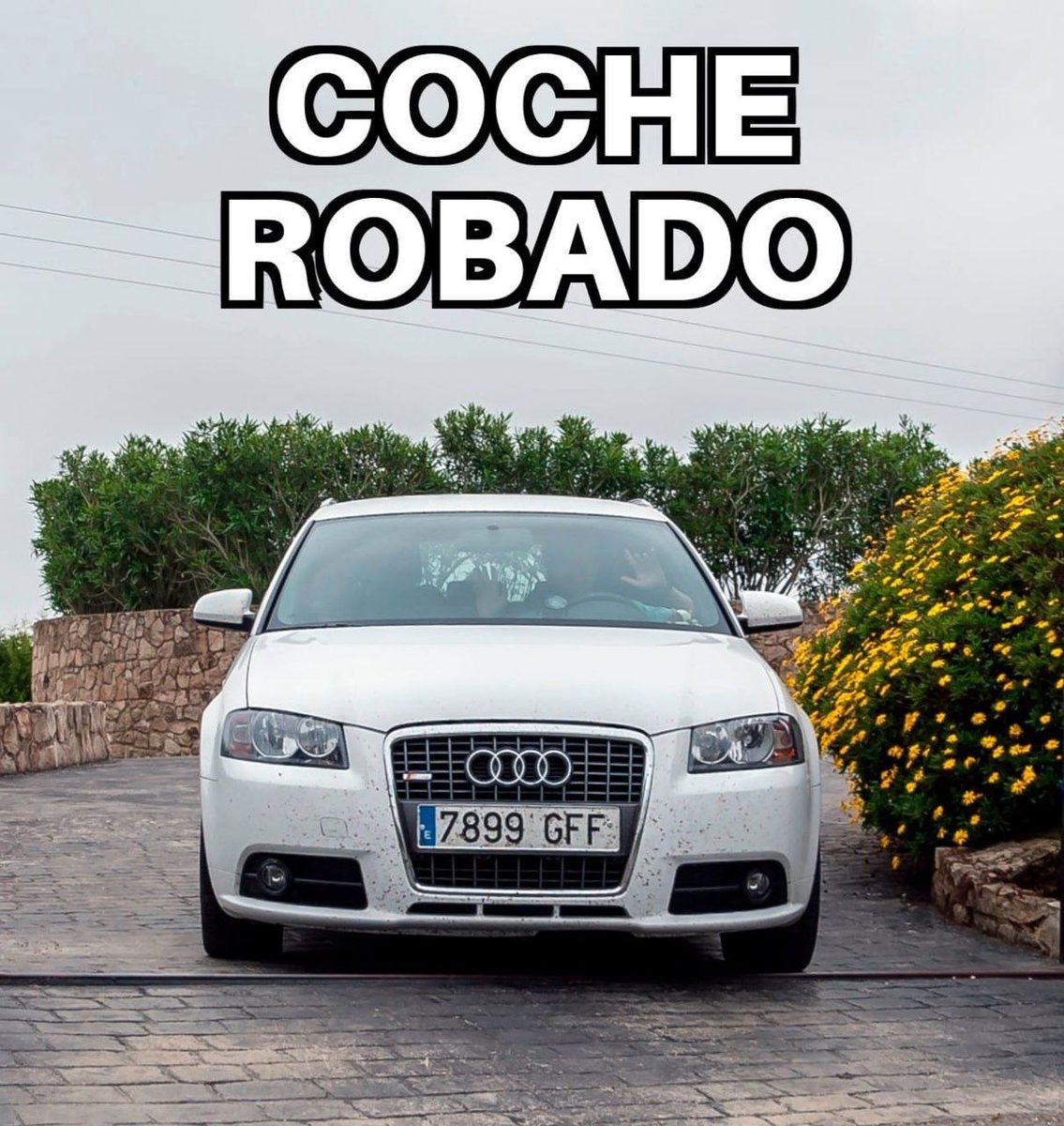 Si alguien lo ve que avise a la policía. Muchas gracias. Se agradece retuit.