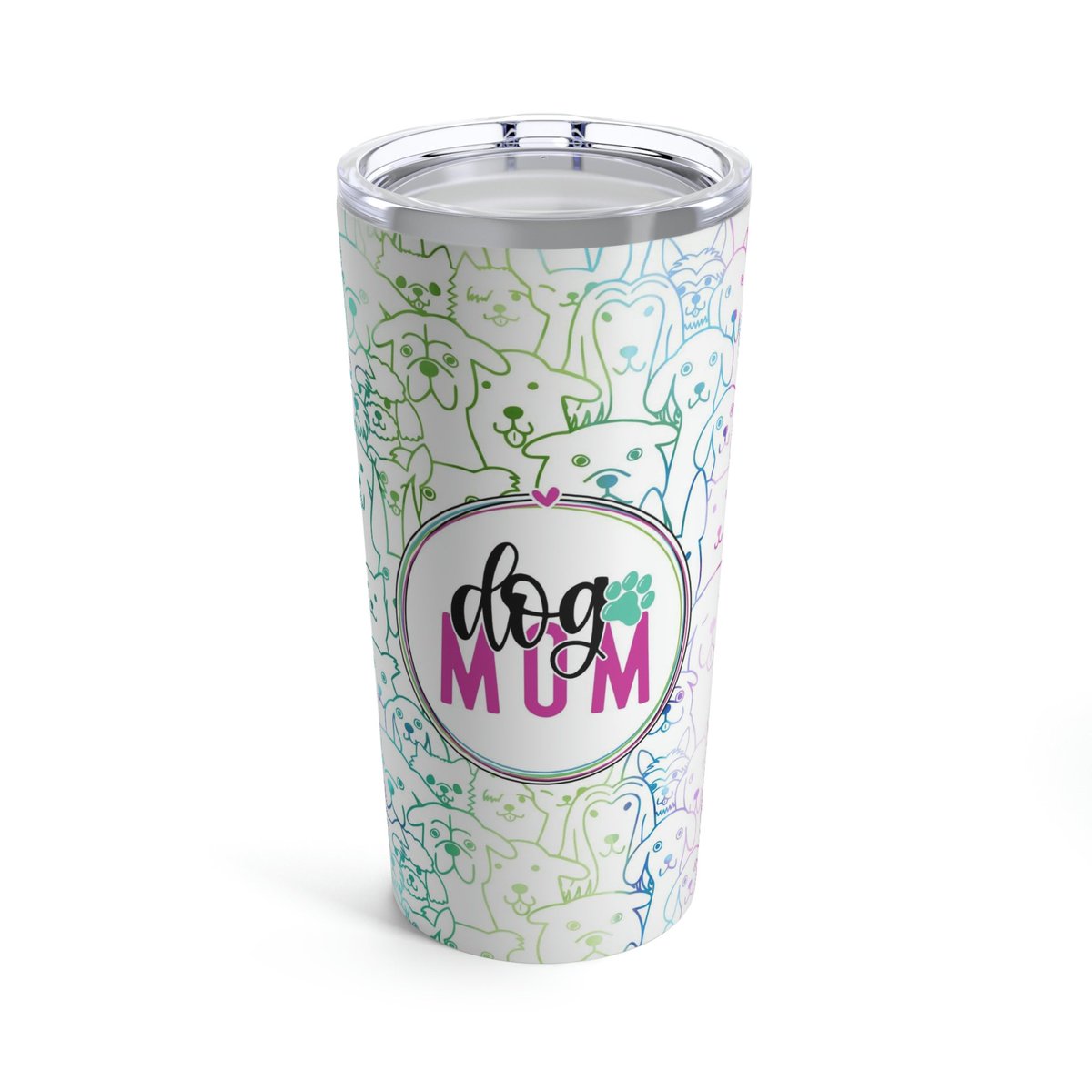 Excited to share the latest addition to my #etsy shop: Dog Mom Colorful Tumbler 20oz, Pet Lover Travel Cup, Dog Pet Owner Gift, Hot or Cold Coffee Cup, Mothers Day Gift etsy.me/3ZknHVx #white #metal #dogmom #dogcoffemug #dogcoffecup #travelmug #dogtumbler #dogo