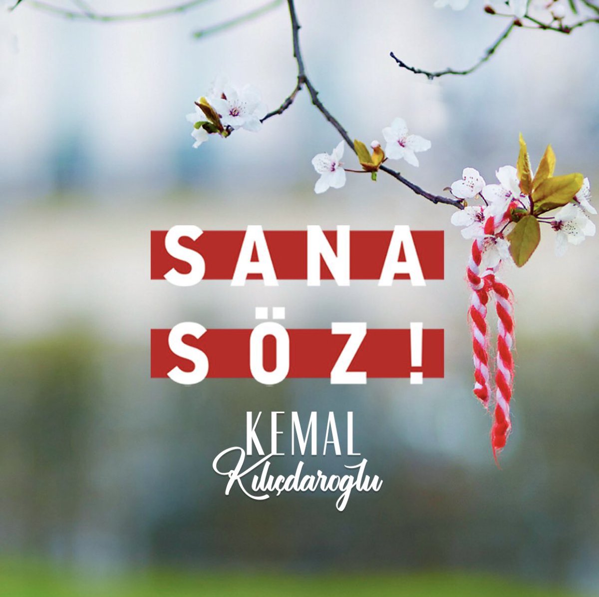 #SanaSöz sözüne güveniyoruz <a href="/kilicdarogluk/">Kemal Kılıçdaroğlu</a> 🇹🇷
#BASLIYORUZ