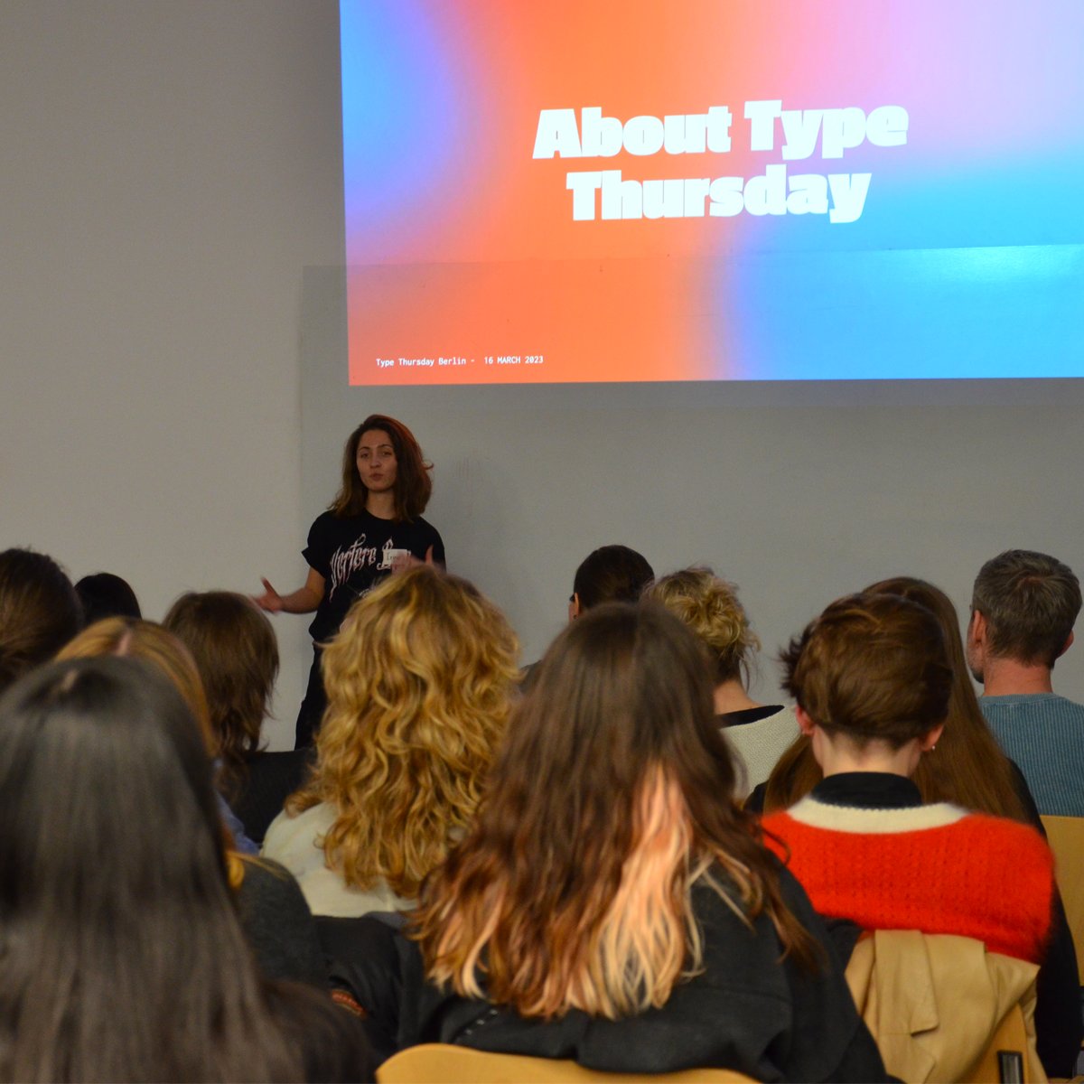 Whitecliffe_BI's tweet photo. Our students and guests had the opportunity to get inspired by our dear speakers Gabriela Parra & Büro Bungalow, as well as enjoyed, intrigued their minds. Thank you to our inspiring speakers and all letter-form lovers who attended the #TypeThursday event we hosted at BI 🌟 https://t.co/eefYc3DPcW
