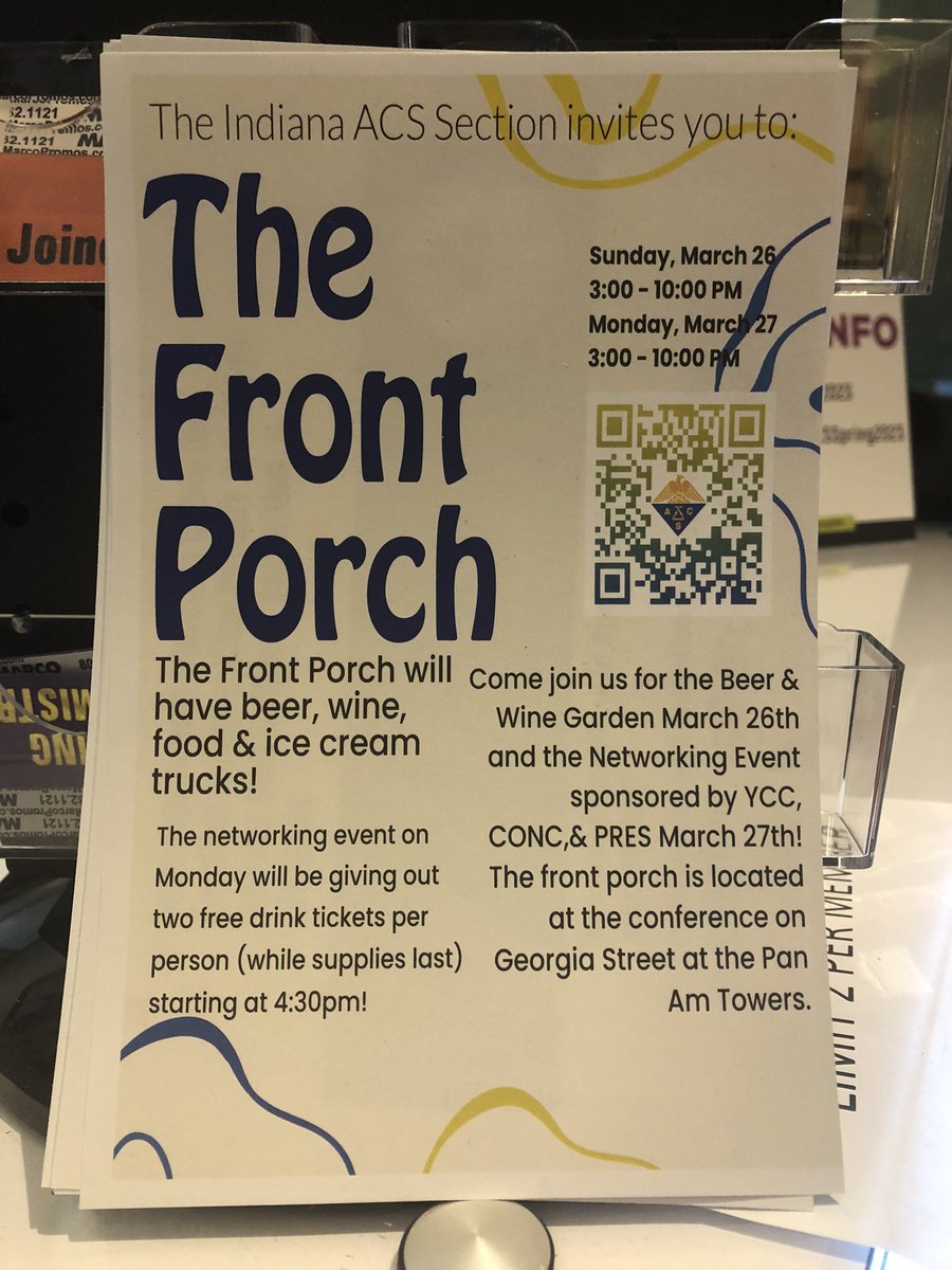 Food, ice cream, beer and networking at The Front Porch - here’s the invitation from @IndianaACS