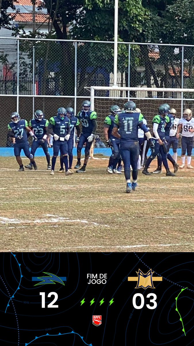 FIM DE JOGO

O STORM VENCE O PRIMEIRO JOGO DA SERIE OURO NA <a href="/spflbr/">São Paulo Football League</a> 

o próximo jogo da tempestade é contra o Rynos Academy dia 16/04

#allin