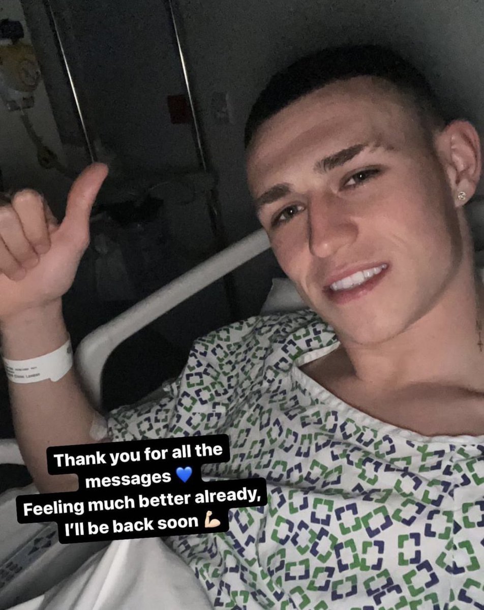 A message from <a href="/PhilFoden/">Phil Foden</a>. 💙