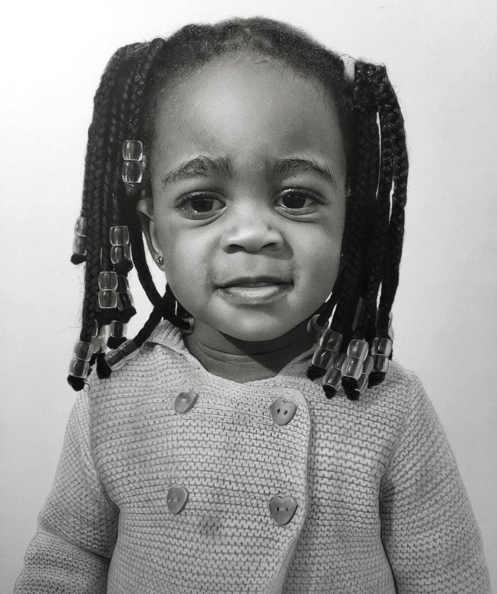 My pencil drawing on paper ❤️🇿🇲