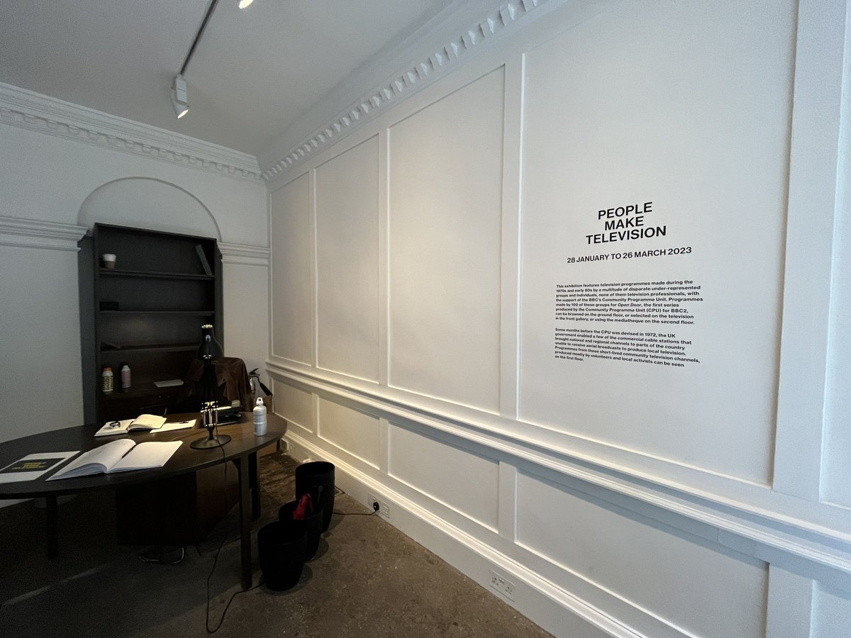 KCchao's tweet photo. Caught the last day of #PeopleMakeTelevision at @Raven__Row. Programmes made by communities challenge issues related to social justice, equality, class and race. The participatory approach empowered marginalised groups to tell their stories in their own voices. https://t.co/ZVrYGFPWAd