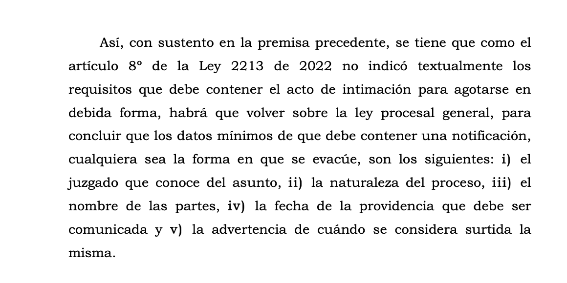 ghuertasp's tweet photo. El aviso de notificación regulado en la Ley 2213 de 2022 debe cumplir con los mismos requisitos del artículo 292 del CGP.
https://t.co/zD5srJ4ITR https://t.co/ajMZIV1kMH