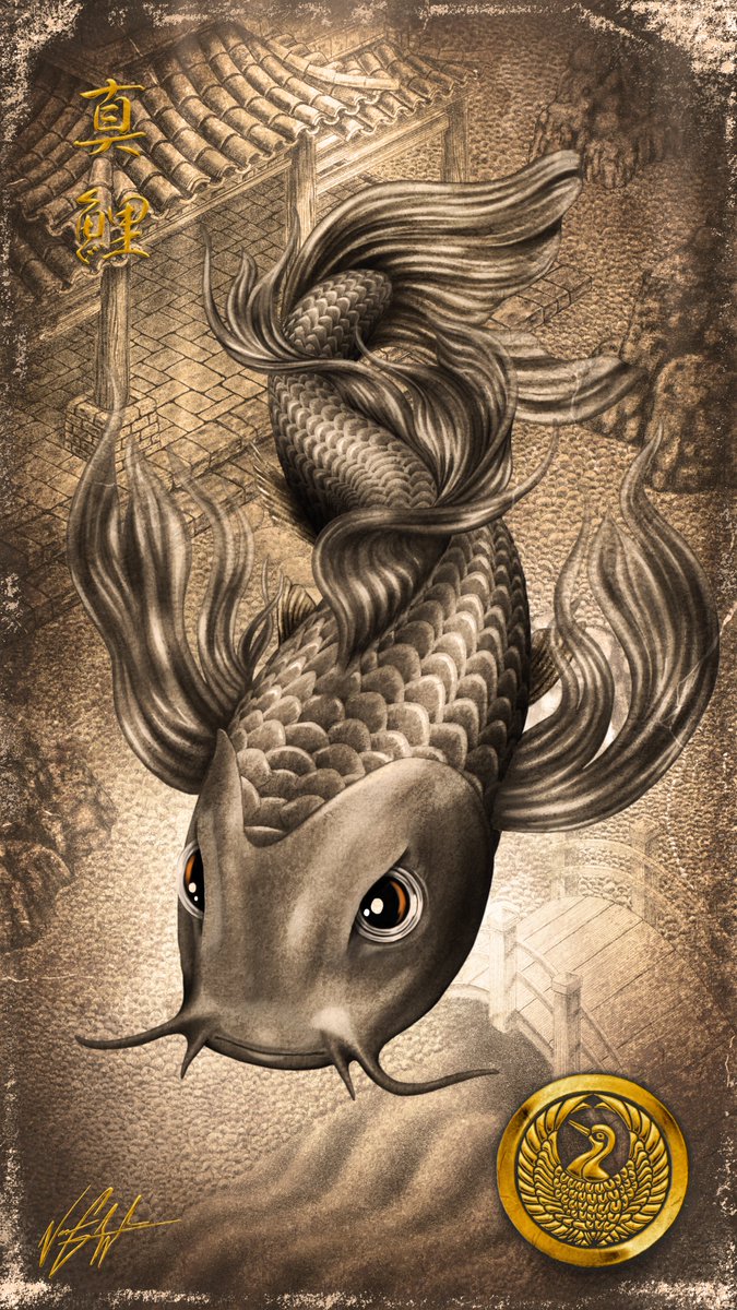 Fukushima_Fish's tweet photo. Fukushima Fish is a collection of 3,888 unique, high-resolution Ethereum NFTs that represent the Japanese myth of the koi and provide token holders with full commercial IP rights. https://t.co/bgK9mXrsJg
