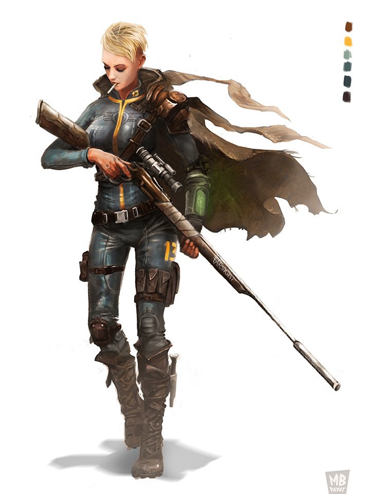 FalloutFanArt's tweet photo. "Sniper Girl" by Maxime Brienne on ArtStation
#Fallout #art https://t.co/5Tv7MQdQHm
