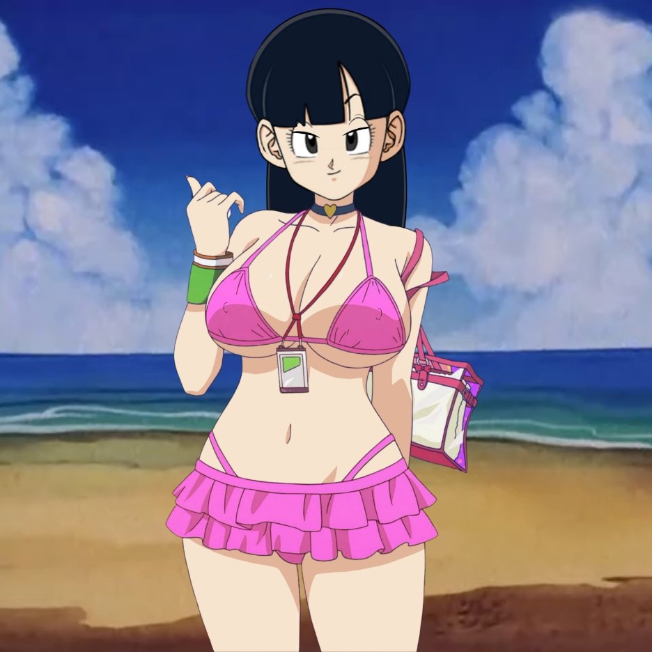 "This island looks "secluded" enough, don't you think Goku? We could do anything, and nobody would see ❤️"