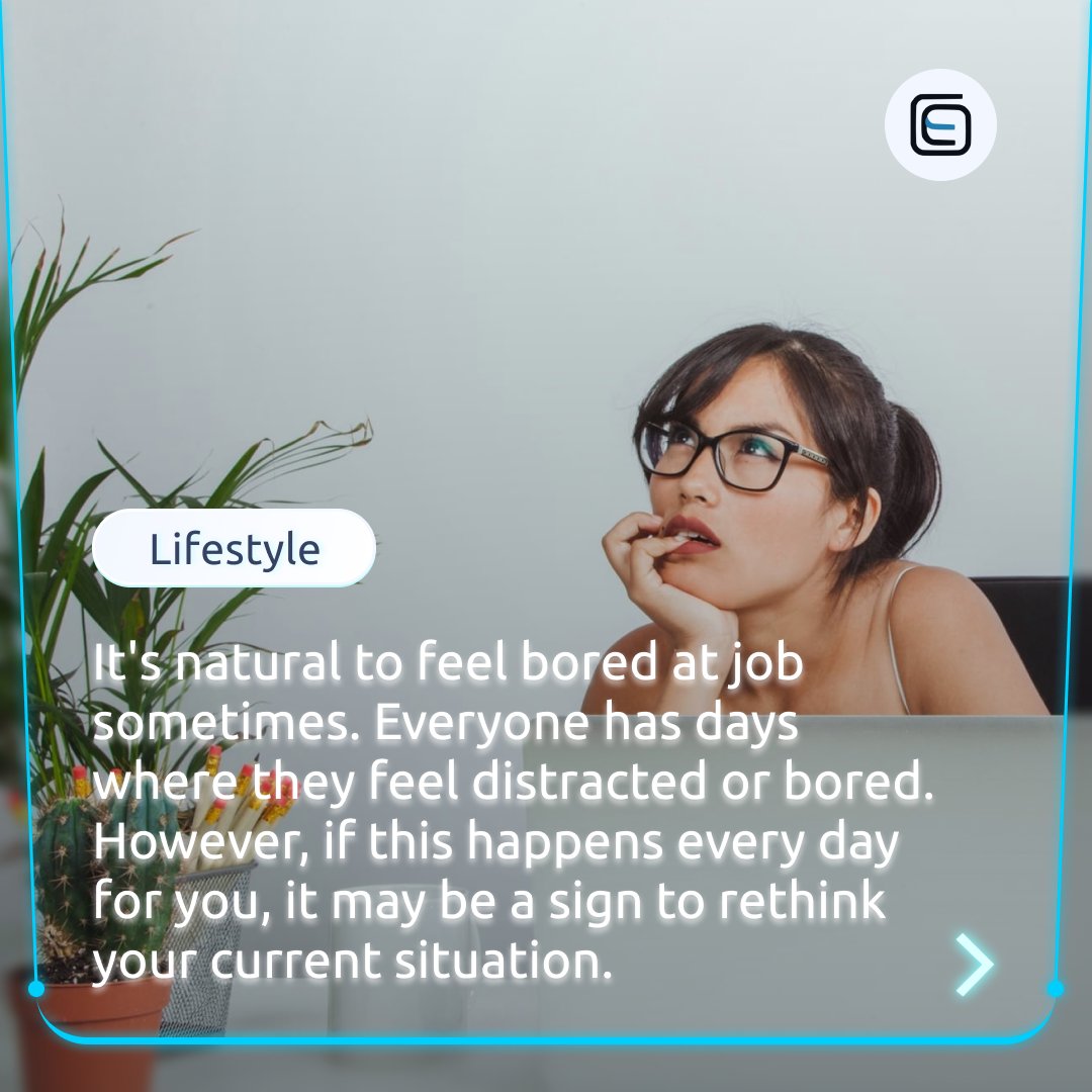 GeeksEmpire's tweet photo. ➡️ It's natural to feel bored at job sometimes. Everyone has days where they feel distracted or bored. However, if this happens every day for you, it may be a sign to rethink your current situation. 
https://t.co/eWnBFVsMb1

#BoringJob #Lifestyle  
#Happy #Sad https://t.co/wUmlPUXtvh