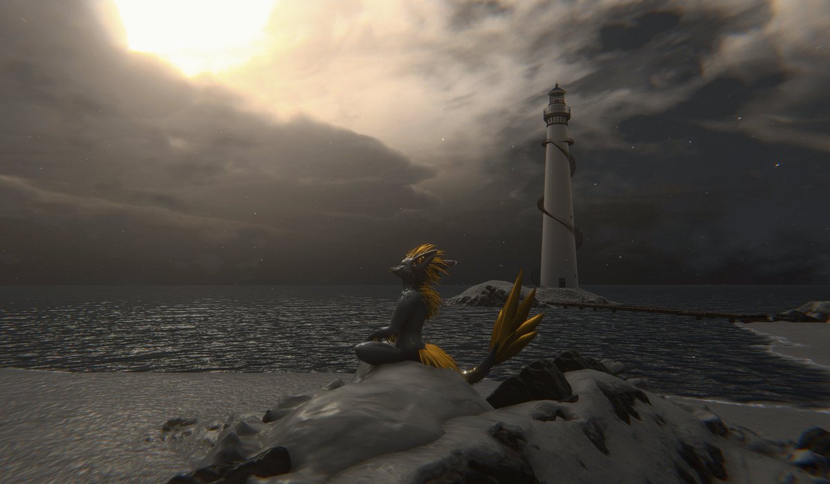 Lux_The_Floof's tweet photo. VRC Moments: Shifting Sea https://t.co/HCilAJY25T
