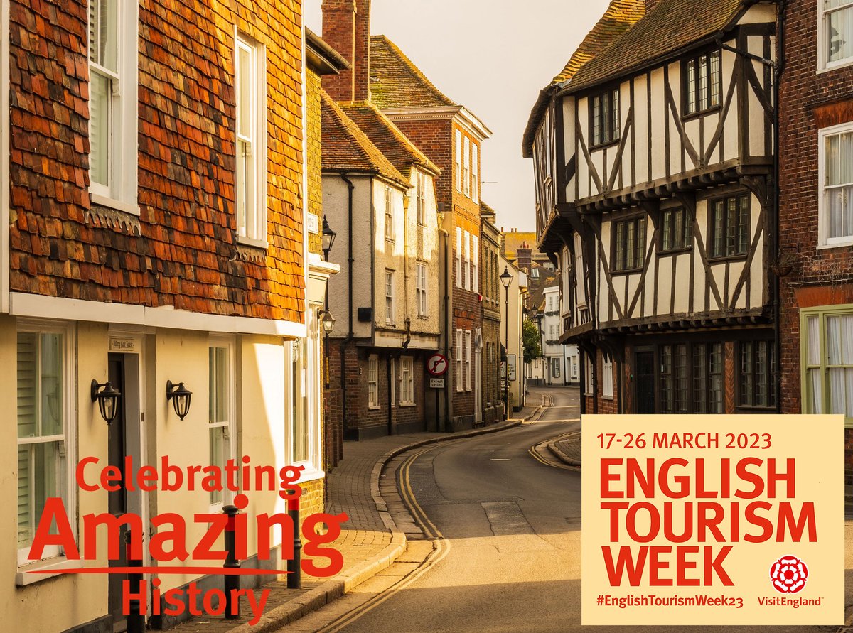 As #EnglishTourismWeek23 ends, we're shining a light on the beautiful and historically important town of Sandwich. This lovely town has one of the most complete medieval streets in the UK and the museum houses an original Magna Carta. 
📸Wayne Stock
#sandwichkent 
#heritage