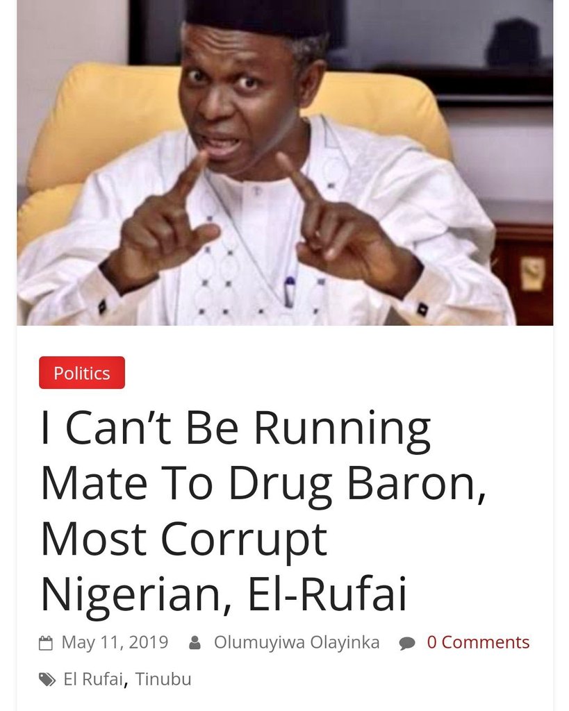 We also cannot hand over Nigeria to drug baron, most corrupt Nigerian.

#TinubuTheDrugLord 
#TinubuTheDrugDealer 
#Tinubu4Prison