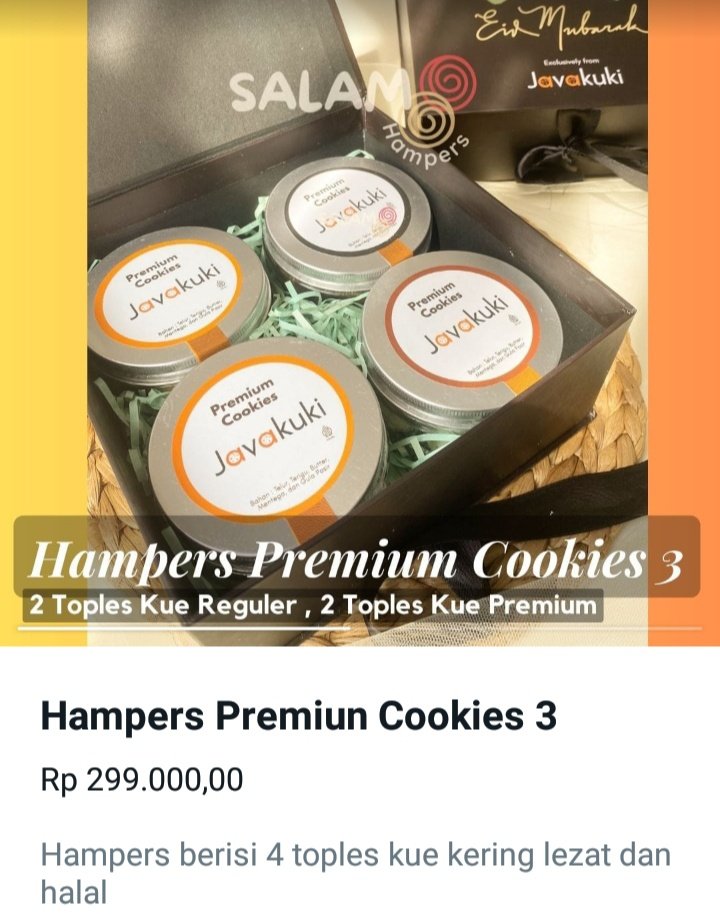 septi_nh's tweet photo. Hampers kue lucu cocok untuk bingkisan lebaran. Info lebih lanjut : https://t.co/81zFskHiaG

#hampers #lebaran #kue https://t.co/wNKdXGXpTg