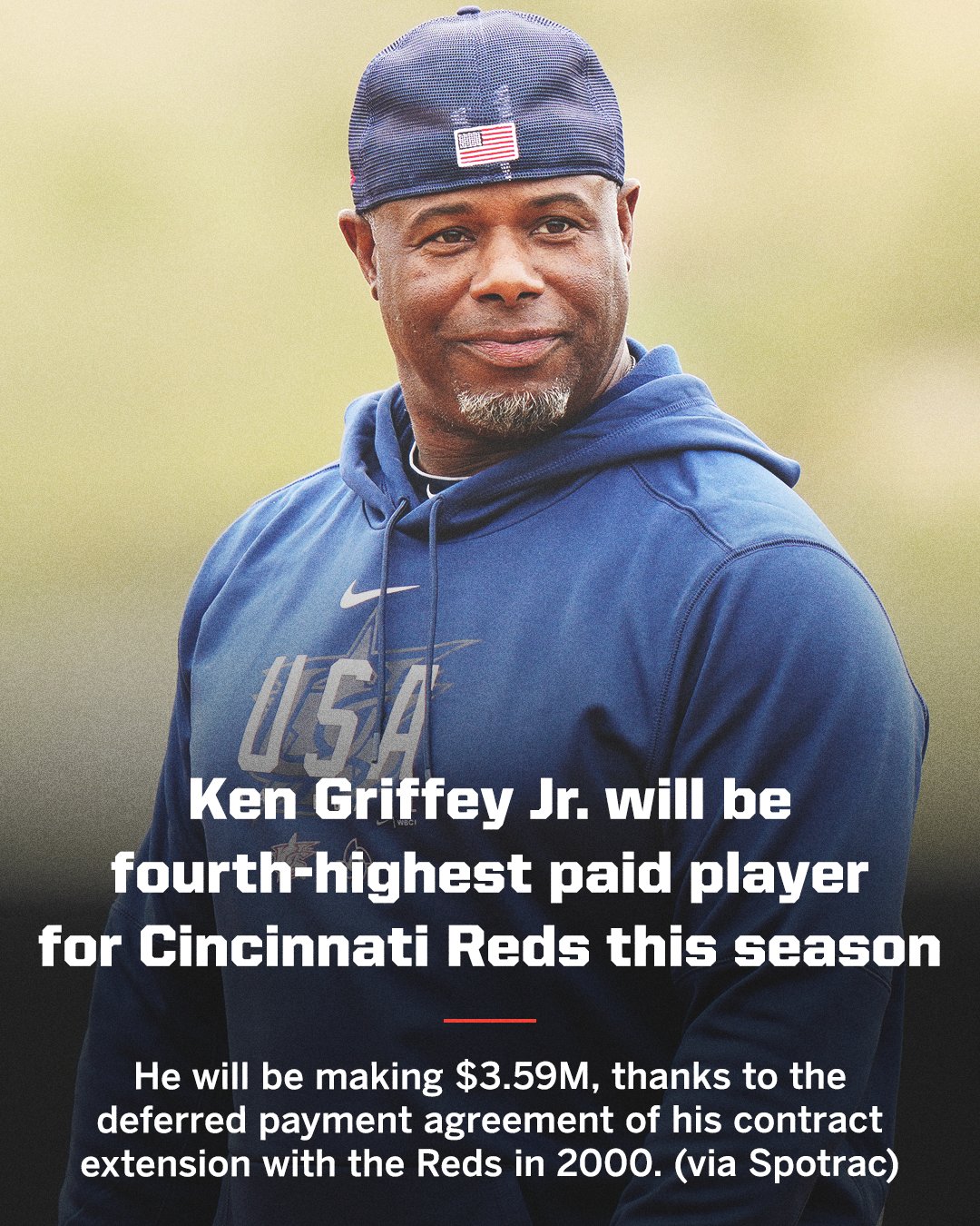ESPN on Twitter: quot Ken Griffey Jr is 53 years old and hasn #39 t played in