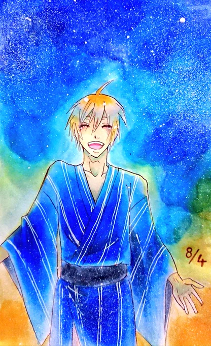 #見た人も何か無言で夜をあげる 