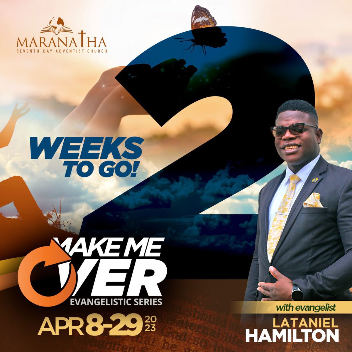 The countdown continues!
#makemeovergospelcrusade
