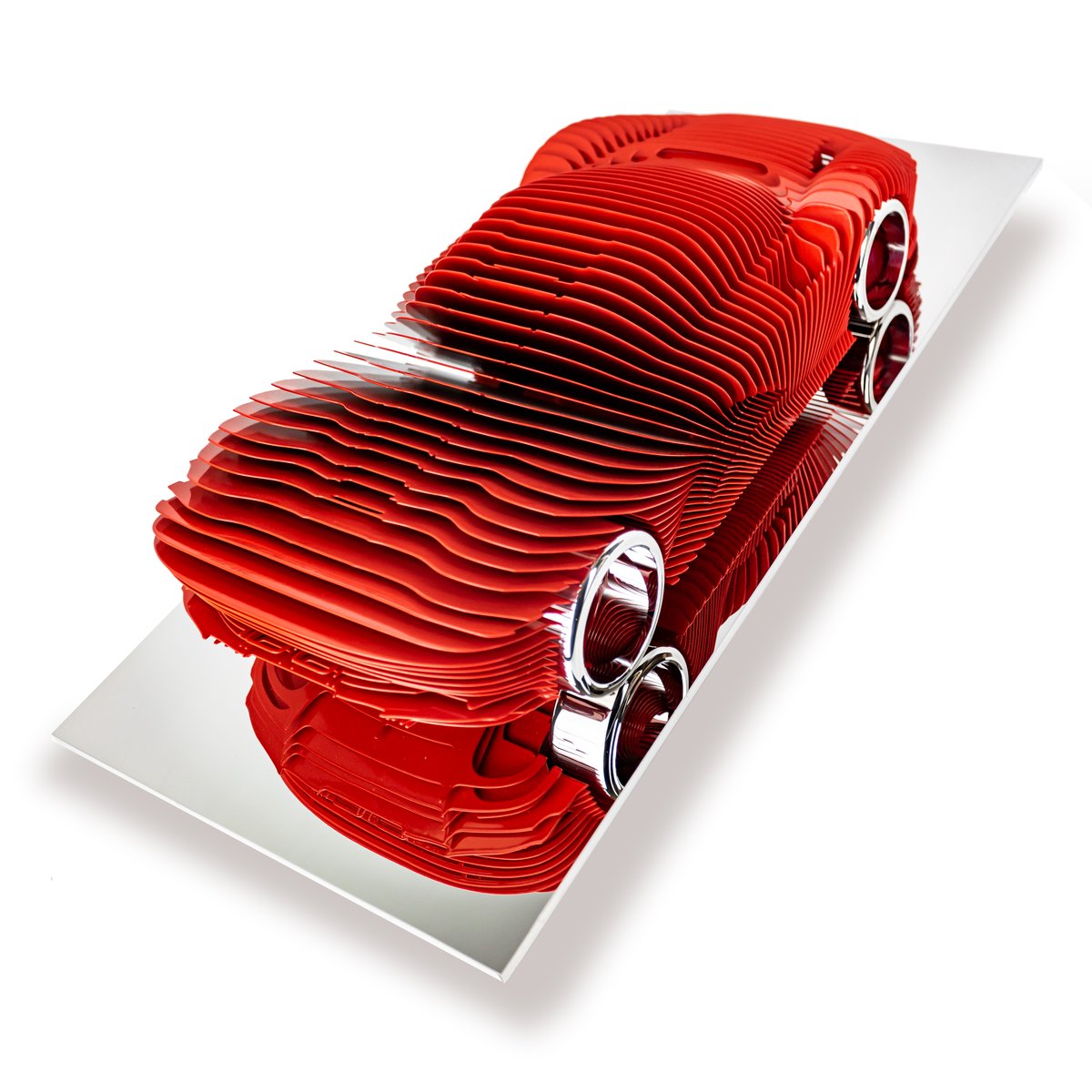🌹Je vous présente ma nouvelle création inspirée par la meveilleuse Daytona SP3! #Ferrari #hypercar #red #sculpture # art #artist #contemporaryart #metalsculpture #bladesculpture #luxury #sculpteur #madeofsteel #daytonasp3